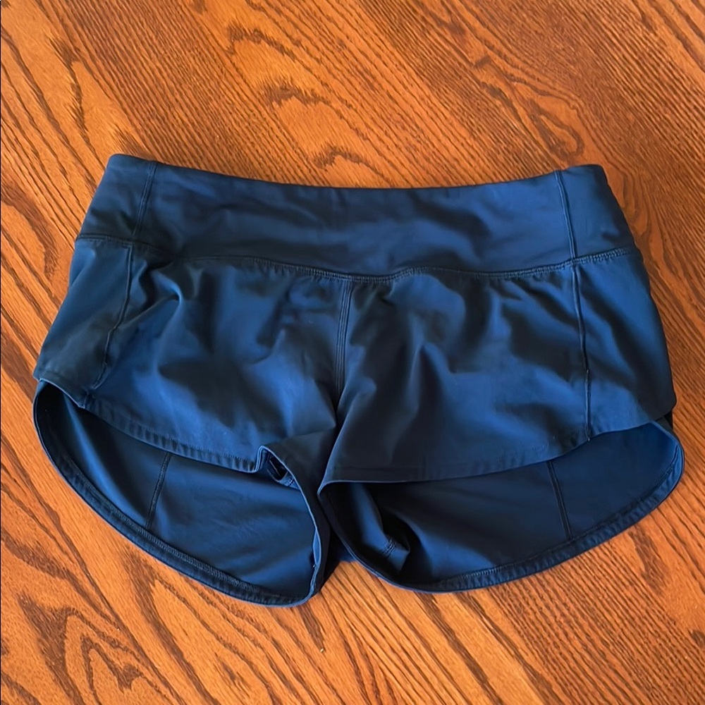 Lululemon Navy Blue Athletic Shorts